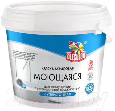 Краска Olecolor Моющаяся База С (4.5л)