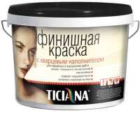 Краска Ticiana Финишная с кварцевым наполнителем (3л, нефрит) - 