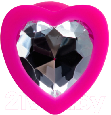 Пробка интимная ToyFa ToDo Diamond Heart 357023 (розовый)