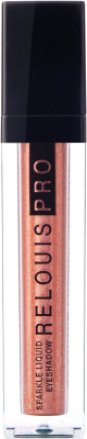 

Тени для век Relouis, Оранжевый, Pro Eyeshadow Sparkle Liquid тон 32 To Mars!