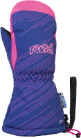 Варежки лыжные Reusch Maxi R-Tex XT Mitten Surf The Web/Knockout / 4985515 4508 (р-р 3, розовый) - 