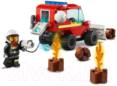 Конструктор Lego City Fire Пожарный автомобиль / 60279