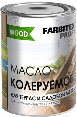 Масло для древесины Farbitex Profi Wood (900мл, белый)