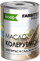 Масло для древесины Farbitex Profi Wood (900мл, красное дерево) - 