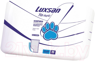 Одноразовая пеленка для животных Luxsan Basic 60x60 (30шт)