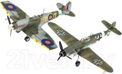 Сборная модель Revell Немецкий истребитель Messerschmitt Bf109G-10 1:72 / 03710