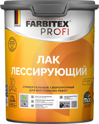 Лак Farbitex Profi для лессировки универсальный сверхпрочный