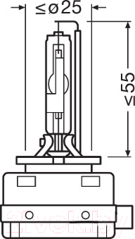 Автомобильная лампа Osram 66350