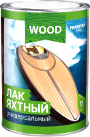 Лак яхтный Farbitex Профи Wood универсальный (4л, высокоглянцевый) - 