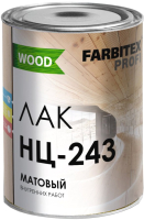 Лак Farbitex Profi Wood НЦ-243 (1.7кг, матовый) - 