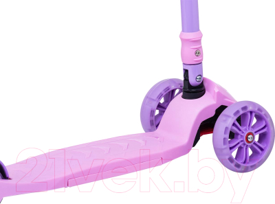 Самокат детский Ridex Bunny 135/90мм (розовый/фиолетовый)