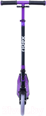 Самокат городской Ridex Marvellous 200мм (черный/фиолетовый)