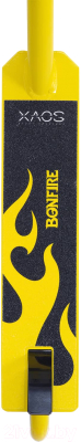 Самокат трюковый Xaos Bonfire 100 (желтый)