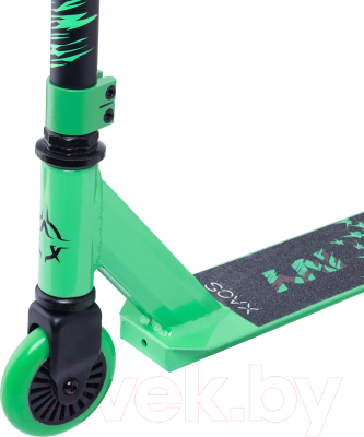 Самокат трюковый Xaos Ivy 100 (зеленый)