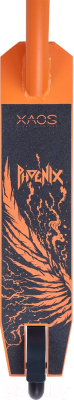 Самокат трюковый Xaos Phoenix 100 (оранжевый)