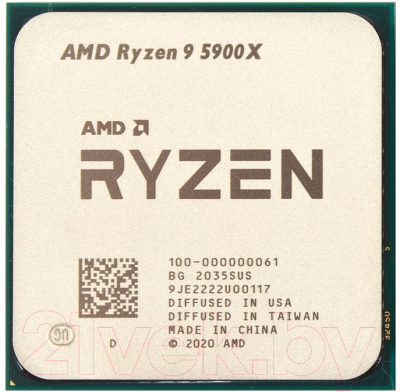 Процессор AMD Ryzen 9 5900X Box / 100-100000061WOF