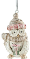 

Елочная игрушка, Decor Совенок с подарком / 51369