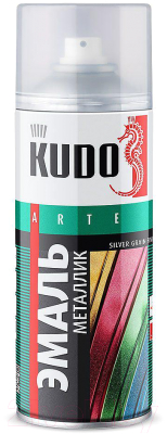 Эмаль Kudo Универсальная металлик / KU-1060 (520мл, вечное золото)