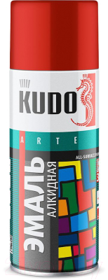 Эмаль Kudo Универсальная / KU-10089 (520мл, зеленый пастельный)