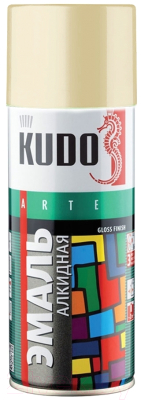 Эмаль Kudo Универсальная / KU-10095 (520мл, пастельная слоновая кость)