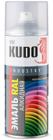 Эмаль Kudo Универсальная RAL 3003 / KU-03003 (520мл, рубиново-красный) - 