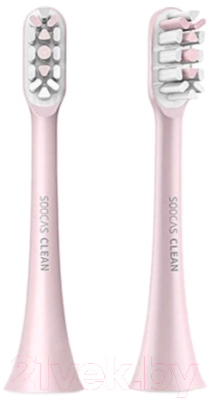 Набор насадок для зубной щетки Soocas Розовые (2шт)