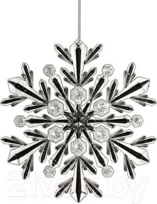 

Елочная игрушка Erich Krause, Серебристый;прозрачный, Decor Снежинка кристаллическая / 50729