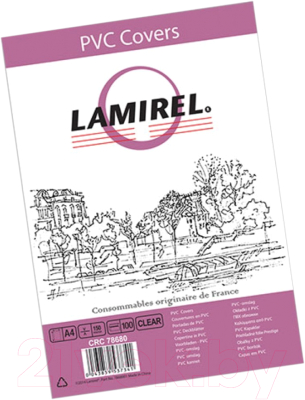 Обложки для переплета Lamirel А4 / LA-78780 (100шт, синий)