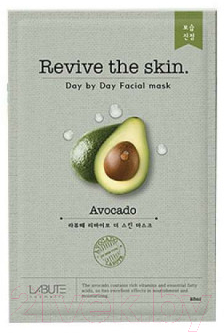 

Маска для лица тканевая Labute, Revive the skin Avocado