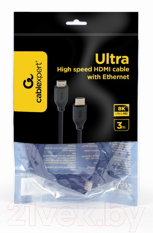 Кабель Gembird/Cablexpert CC-HDMI8K-3M (3м) — фото 2
