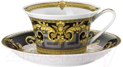 

Чашка с блюдцем Rosenthal, Versace/Prestige Gala / 19325-403637-14640
