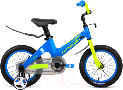Детский велосипед Forward Cosmo 12 2021 / 1BKW1K7A1004 (синий/желтый)