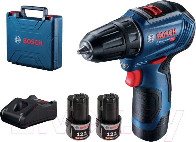 Профессиональная дрель-шуруповерт Bosch GSR 12V-30