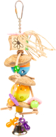 Игрушка для птиц Duvo Plus Подвеска кокос и шары с колокольчиком / 11152/DV - 