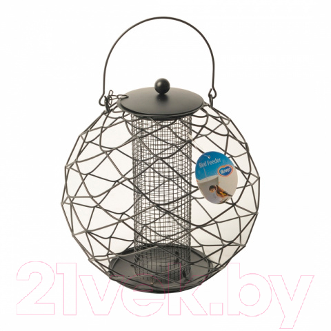 Кормушка для птиц Duvo Plus Для орехов и сухофруктов / 435026/DV (черный)