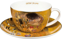Чашка с блюдцем Goebel Artis Orbis/Gustav Klimt Поцелуй / 66-532-01-1 - 