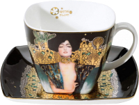 Чашка с блюдцем Goebel Artis Orbis/Gustav Klimt Юдифь I / 66-884-23-0 - 