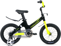 Детский велосипед Forward Cosmo 14 2021 / 1BKW1K7B1005 (черный/желтый) - 