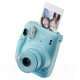 Миниатюра изображения товара Фотоаппарат с мгновенной печатью Fujifilm Instax Mini 11 Geometric Set (Blue)
