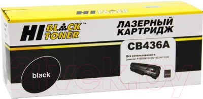 

Картридж Hi-Black, Черный, HB-CB436A