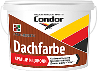 Краска CONDOR Dachfarbe D-06 для крыш (13кг, темно-коричневый) - 