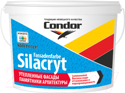 Краска CONDOR Fassadenfarbe Silacryt (7.5кг)
