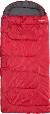 Спальный мешок Outventure Toronto T+10 Right Zip / S17EOUOS015-R2 (XL, красный)