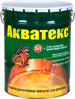 Защитно-декоративный состав Акватекс 3л (бесцветный)