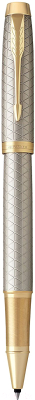 Ручка-роллер имиджевая Parker IM Premium Warm Grey Chiselled 1931686