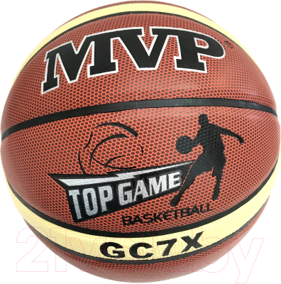 Баскетбольный мяч Gold Cup GC7X (коричневый/желтый)