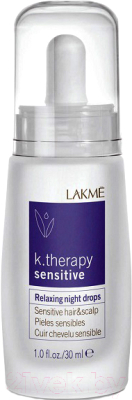 Лосьон для волос Lakme K.Therapy Sensitive Night Drops ночная успокаив. д/чувств кожи (30мл)