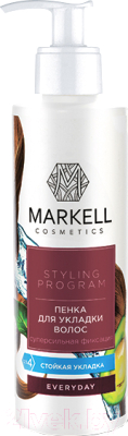 Пенка для укладки волос Markell Суперсильная фиксация (200мл)