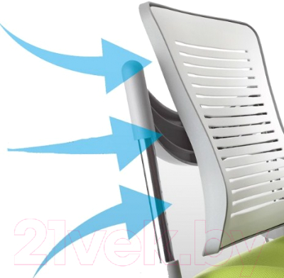Кресло растущее Comf-Pro Angel Chair (зеленый) - эргономичная спинка С3