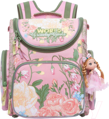 Школьный рюкзак Grizzly RA-871-4 (розовый)